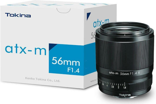 Tokina Full Frame Camera Lens ATX-M 56mm F/1.4 Fixed for Fujifilm X Mount Black