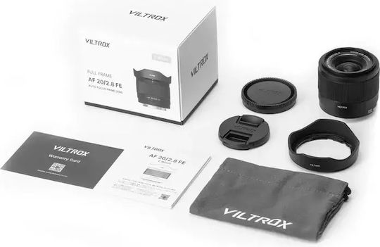 Viltrox Full Frame Camera Lens AF 20mm f/2.8 Wide Angle for Sony E Mount Black