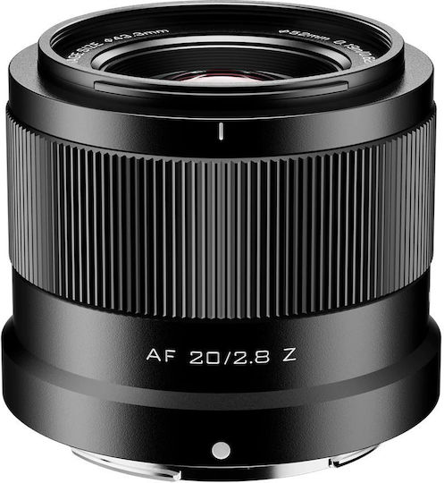 Viltrox Full Frame Camera Lens AF 20mm f/2.8 E Wide Angle for Nikon Z Mount Black