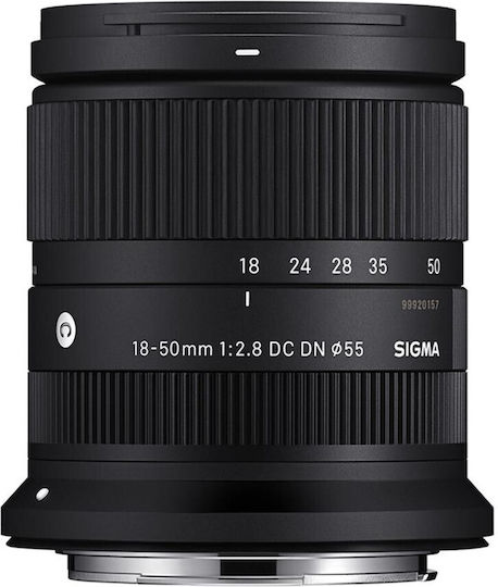 Sigma Crop Camera Lens 18-50mm F/2.8 DC DN Standard Zoom for Canon RF Mount Black