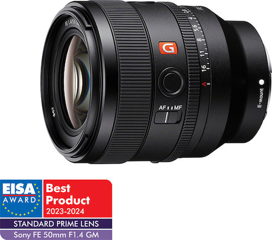 Sony Full Frame Camera Lens FE 50mm F/1.4 GM Fixed for Sony E Mount Black