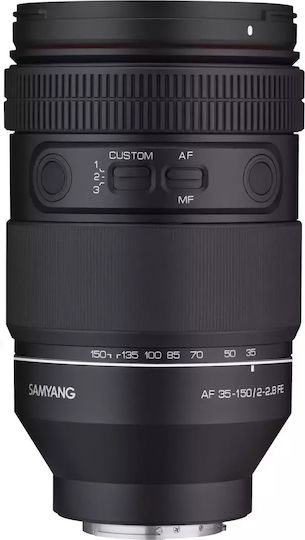 Samyang Full Frame Camera Lens AF 35-150mm F2-2.8 FE Tele Zoom for Sony FE Mount Black