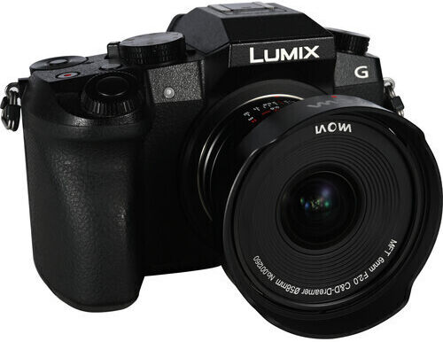 Laowa Voller Rahmen Kameraobjektiv Venus Optics 6mm f/2 Zero-D Lens für Micro Four Thirds (MFT) Mount Black