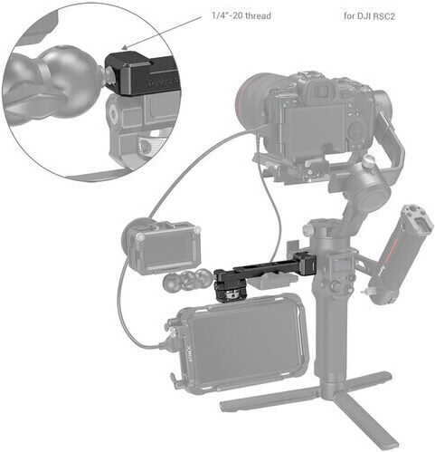 SmallRig Monitor Mount with NATO Clamp for DJI RS 2 & RSC 2 Accesoriu