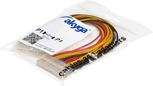 Akyga 24-Pin ATX - 24-Pin ATX Kabel 0.3m Mehrfarbig (AK-CA-09)
