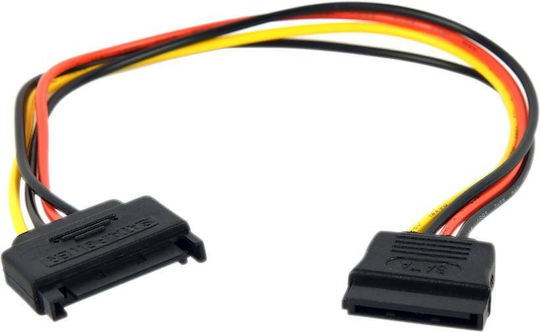 Cablexpert 15-Pin Sata - 15-Pin Sata Cable 0.3m Πολύχρωμο CC-SATAMF-01