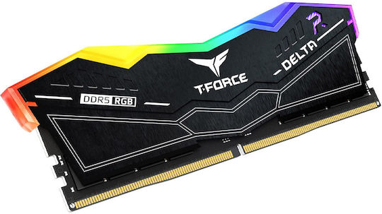 TeamGroup T-Force Delta RGB DDR5 32GB RAM με 2x16GB Modules και Ταχύτητα 6000 για Desktop