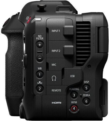 Canon Βιντεοκάμερα EOS C70 + RF 70-200 mm f2.8L IS 4K DCI @ 120fps Αισθητήρας CMOS Αποθήκευση σε Κάρτα Μνήμης με Οθόνη Αφής 3.5" και HDMI