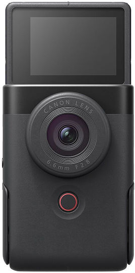 Canon Βιντεοκάμερα Powershot V10 Vlogging Kit Black 4K UHD @ 30fps Αισθητήρας CMOS Αποθήκευση σε Κάρτα Μνήμης με Οθόνη Αφής 2" και HDMI / WiFi