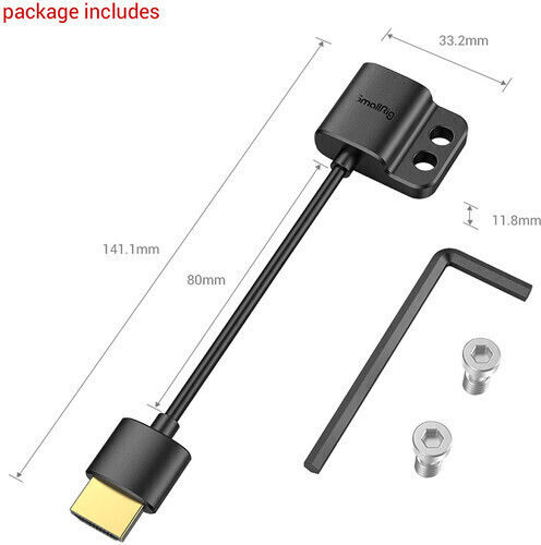 SmallRig Konverter HDMI männlich zu HDMI weiblich 1Stück 3019