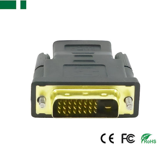 Anga PS-A038 Μετατροπέας DVI-D male σε HDMI female 1τμχ