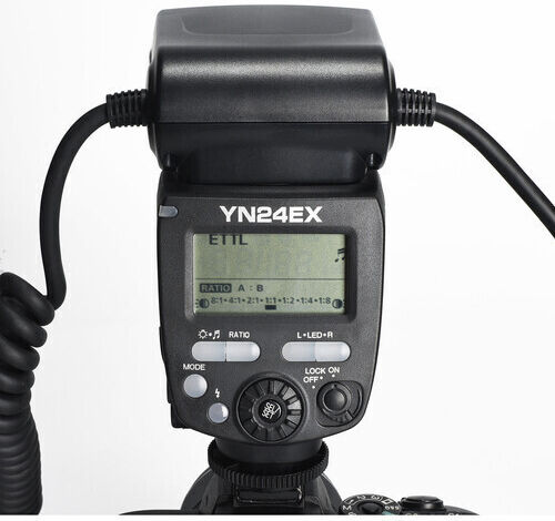 Yongnuo YN-24EX Flash TTL Inel Macro Pentru Camere Foto Sony