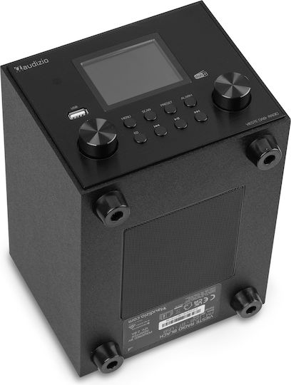 Audizio Vieste Επιτραπέζιο Ραδιόφωνο Ρεύματος DAB+ με Bluetooth και USB Black