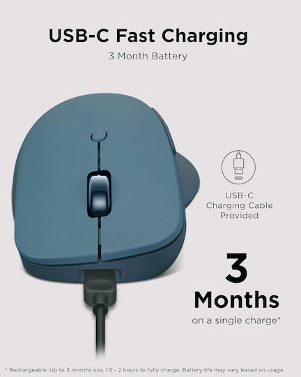 Lenovo Yoga Pro Wireless Ergonomic Mouse Tidal Teal