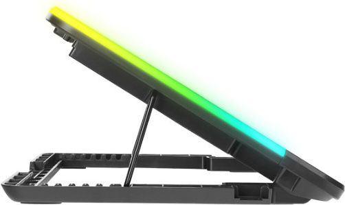 Rampage Sixpower R9 Cooling Pad για Laptop με 6 Ανεμιστήρες και Φωτισμό