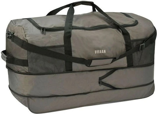 Geantă de voiaj 102lt Verde cu roți Textil L81xW35xH36cm