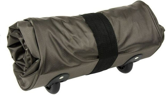 Geantă de voiaj 102lt Verde cu roți Textil L81xW35xH36cm