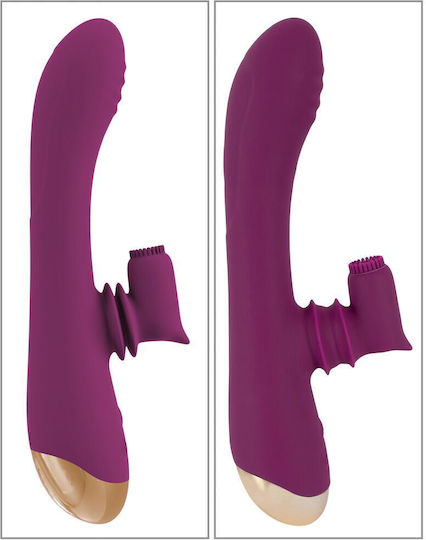 Javida 2 Function Δονητής Rabbit 22.3cm Λιλά