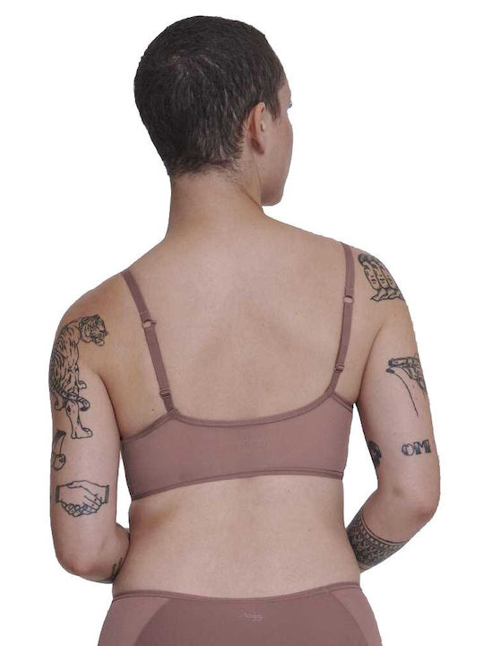 Sloggi Adapt Women's Bra without Padding Cocoa