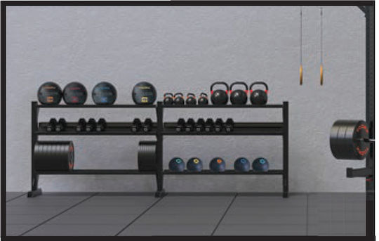 Toorx Βάση για Kettlebells / Medicine Balls / Αλτήρες / Δίσκους Βαρών