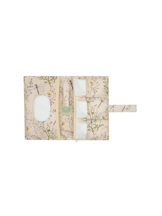Kikka Boo Fabric Diaper and Baby Wipes Holder Garden Beige 31108060081 Kikka Boo Fabric Diaper and Baby Wipes Holder Garden Beige 31108060081