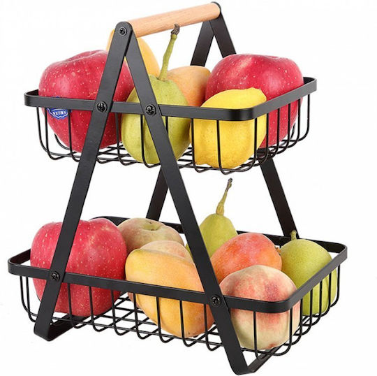 Brunbeste Fruitieră Inox 2 nivele Roz