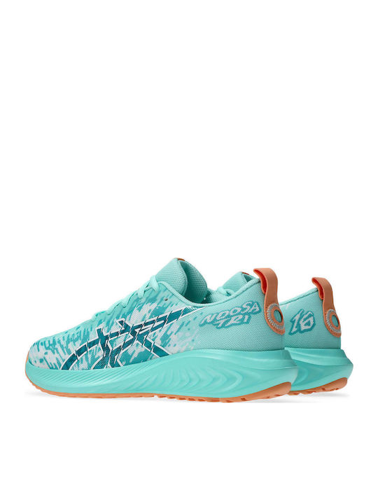 Gel-noosa Tri 16 Gs Kids Sports Shoes Running with Laces Turquoise