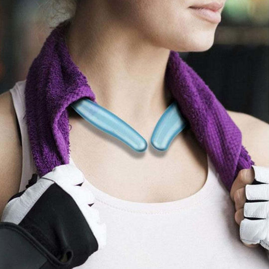 Cooling Neck Device Flippy Body Temperature Reduction Rapid Cooling Reusable Non-toxic Tpu Diameter 120 Mm