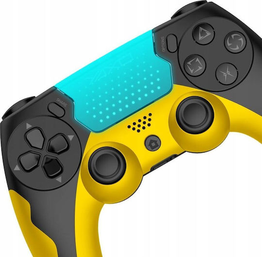Yaxo Hornet Fury Wireless Gamepad pentru PC / PS4 Galben