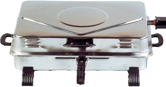 FOINIX Tischplatte Elektrogrill Grill 1150W Edelstahl mit Deckel 36cmx26cmcm
