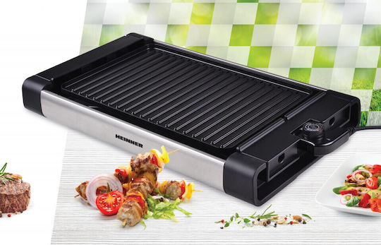 Heinner Tabletop Grătar Electric Placă Striată 1800W cu Termostat Reglabil 41bucx26buccm