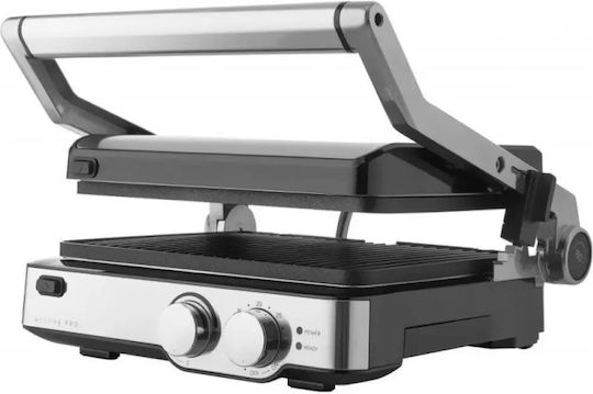 Sencor Tabletop Electric Grill Smooth and Ribbed Plate 2000W with Adjustable Thermostat 29cmx23.3cmcm
