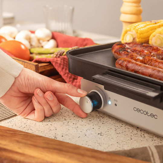Cecotec Magnet 1800 Tabletop Electric Grill 1800W with Adjustable Thermostat 40cmx30cmcm