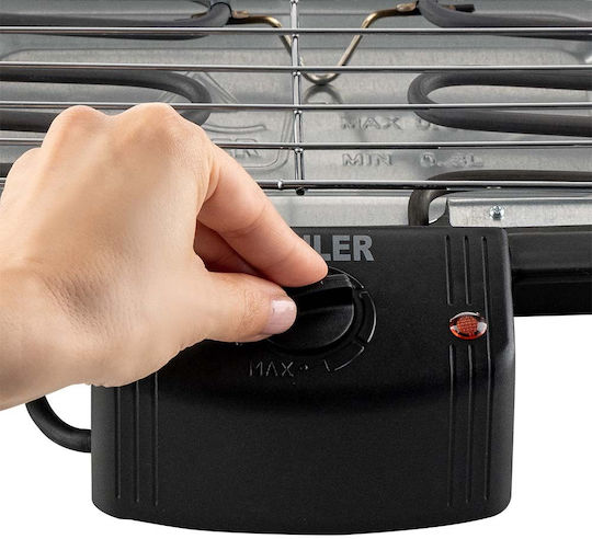 Muhler Tabletop Electric Grill Grill 2000W with Adjustable Thermostat 37cmx21cmcm