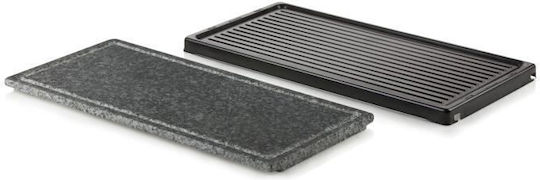 Domo Tabletop Electric Grill Ribbed Plate 1200W with Adjustable Thermostat