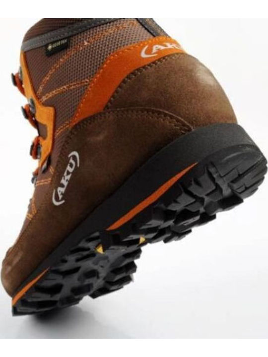 Aku Trekker Frauen Wanderschuhe Wasserdicht mit Gore-Tex-Membran Braune