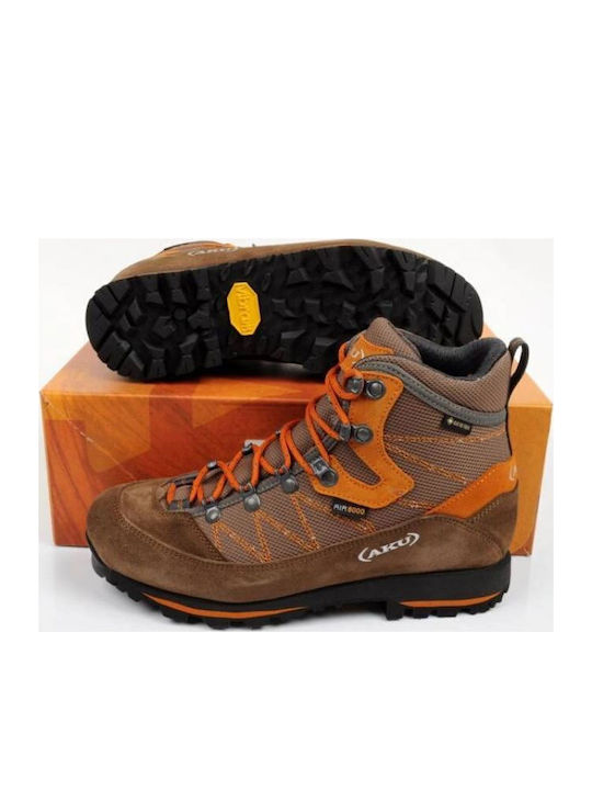 Aku Trekker Frauen Wanderschuhe Wasserdicht mit Gore-Tex-Membran Braune