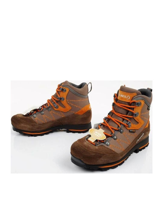 Aku Trekker Frauen Wanderschuhe Wasserdicht mit Gore-Tex-Membran Braune