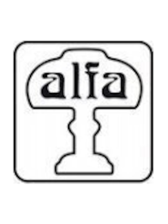 Alfa Κρεμαστό Φωτιστικό Ασημί με Ντουί E27