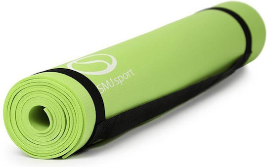 SMJ Sport Exercise Mat Green (173x61x0.3cm)