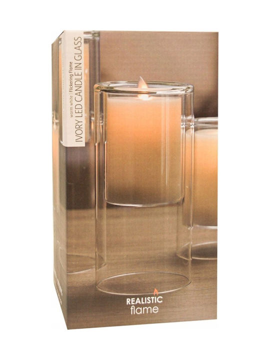 Home&Styling Collection Decorative Lamp Wax Polish White