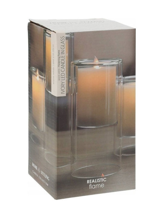 Home&Styling Collection Decorative Lamp Wax Polish White