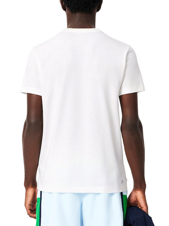 Lacoste Printed T-shirt white-green