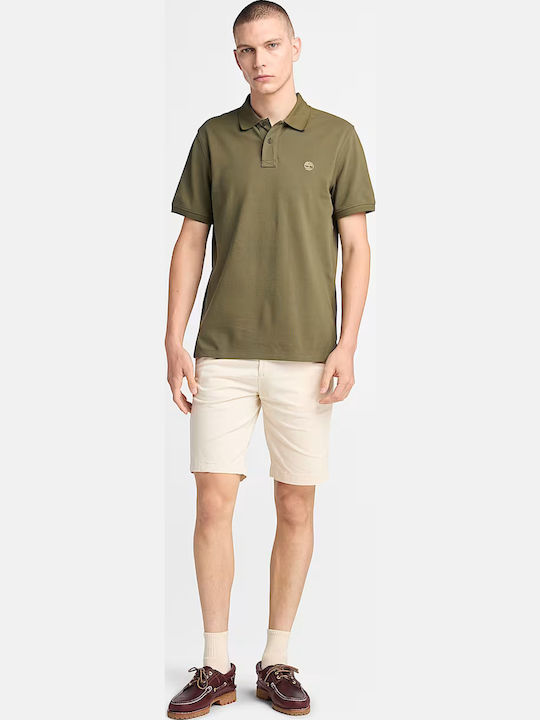 Millers River Pique Polo T-shirt Olive