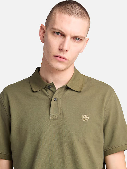 Millers River Pique Polo T-shirt Olive