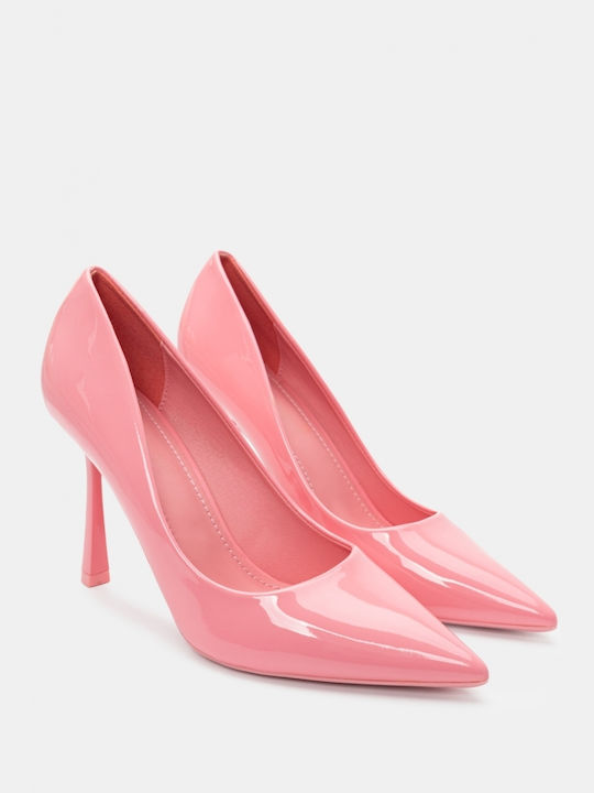 Luigi Pointed Toe Pink Heels