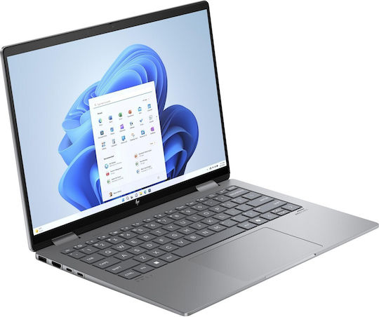 HP ENVY x360 14-fa0016nw 14 Zoll IPS Touchscreen 120Hz Ryzen 7-8840HS/16GB/512GB SSD/W11 Startseite Meteor Silber (US Tastatursprache)