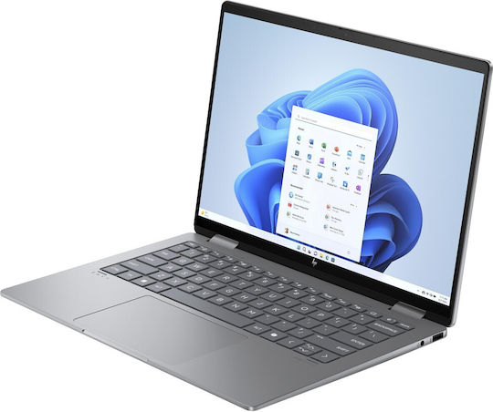 HP ENVY x360 14-fa0016nw 14 Zoll IPS Touchscreen 120Hz Ryzen 7-8840HS/16GB/512GB SSD/W11 Startseite Meteor Silber (US Tastatursprache)