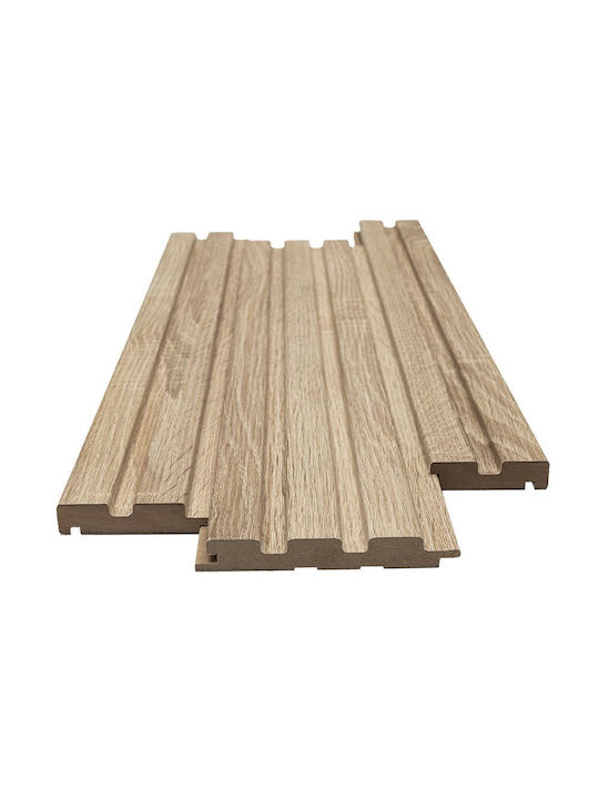 3D Πάνελ Τοίχου από MDF με Κόλλα Μπεζ