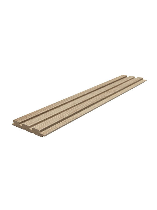 3D Wall Panels from MDF with Glue Beige